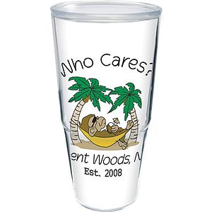24oz Thermal Dual Walled Tumbler - White Printed Insert
