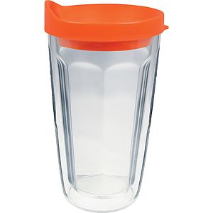 16oz Thermal Dual Walled Travel Tumbler - White Printed Insert