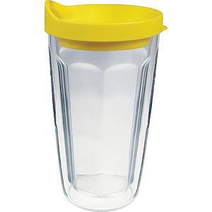 16oz Thermal Dual Walled Travel Tumbler - White Printed Insert