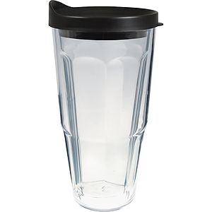 24oz Thermal Dual Walled Travel Tumbler - White Printed Insert