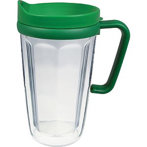 16oz Thermal Dual Walled Travel Mug - White Printed Insert