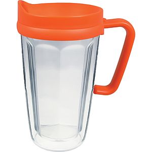 16oz Thermal Dual Walled Travel Mug - White Printed Insert
