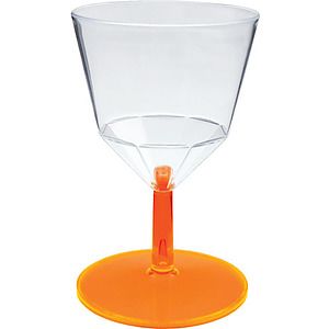 2oz Plastic Wine Sampler with Choice of Stem Color