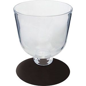 7oz Short Stem Plastic Martini Glass with Your Choice of Base Color