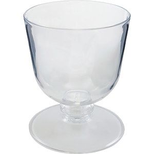 7oz Short Stem Plastic Martini Glass with Your Choice of Base Color