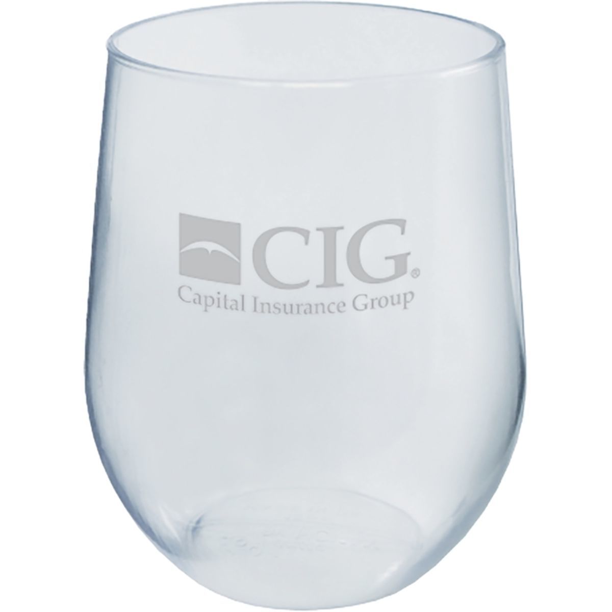 12oz Break Resistant PVC Stemless Wine