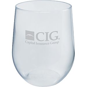 12oz Break Resistant PVC Stemless Wine