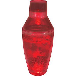 8oz Single Light 3 Piece Martini Top Plastic Cocktail Shaker