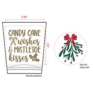 12oz Stock Mistletoe Cup