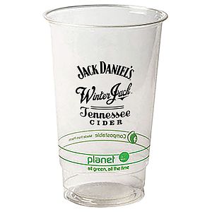 20oz Compostable PLA Cup - Eco Branded