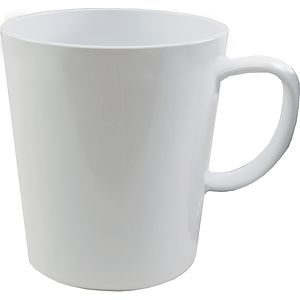 12oz Plastic Latte Coffee Mug with Handle