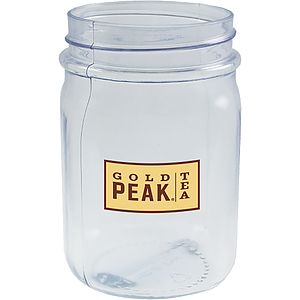 12oz 16oz Break Resistant Square PVC Mason Jar