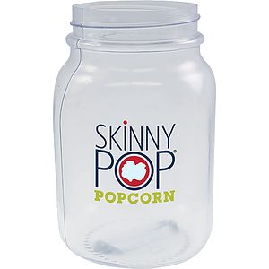 26oz Break Resistant Square PVC Mason Jar