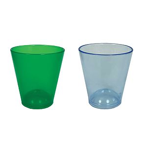 1.5oz Plastic Shot Glass CLOSE OUT COLORS