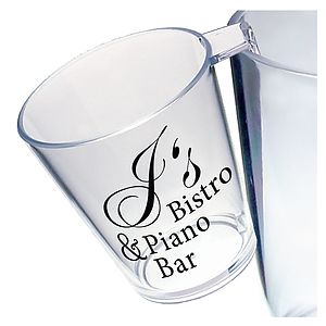 1.5oz Plastic Sidecar Hook Shot Glass