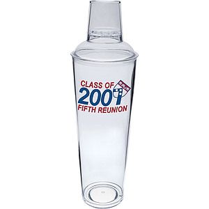 24oz 3 Piece Large Volume Plastic Cocktail Shaker