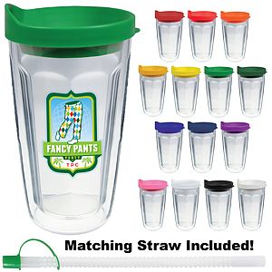 16oz Thermal Dual Walled Travel Tumbler - Custom Decal