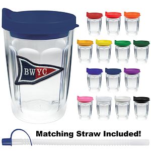 14oz Thermal Dual Walled Travel Tumbler - Embroidered Emblem
