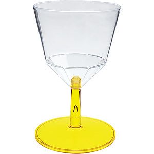2oz Plastic Wine Sampler with Choice of Stem Color