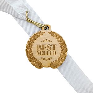 Wood Medals 2 W x 2 H