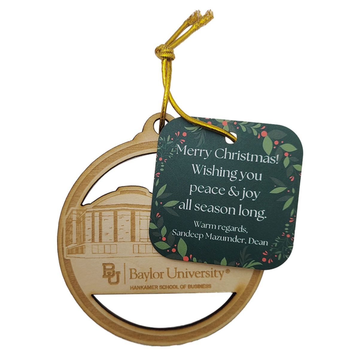 Wood Ornaments 4 W x 4 H