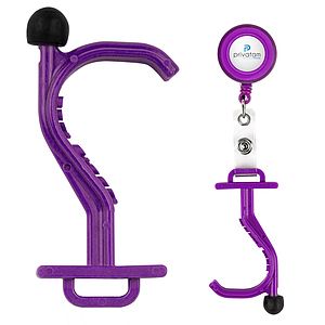 The Kooty Key No-Touch Tool, Door Opener, Bag Carrier and Button Pusher with Retractable Badge Reel