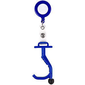 The Kooty Key No-Touch Tool, Door Opener, Bag Carrier and Button Pusher with Retractable Badge Reel