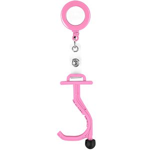 The Kooty Key No-Touch Tool, Door Opener, Bag Carrier and Button Pusher with Retractable Badge Reel