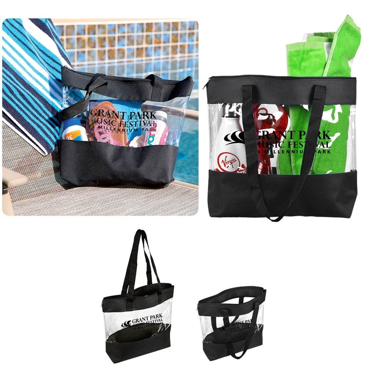 The Camden Stadium Zippered Tote