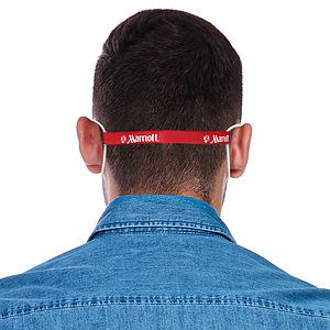 Elastic Ear Saver Behind The Head Face Mask Loop Holder Full Color Dye-Sub Print