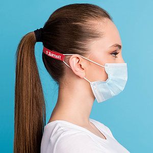 Elastic Ear Saver Behind The Head Face Mask Loop Holder Full Color Dye-Sub Print