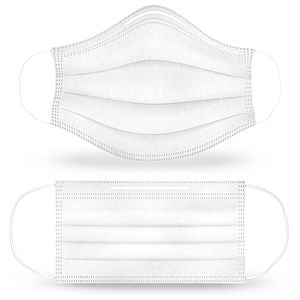3-Ply Face Masks - Standard Breathable Melt-Blown Filter Disposable Face Masks