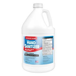 Advanced Caliber Premium Liquid Hand Sanitizer 1 Gallon Refill (80% Alcohol)