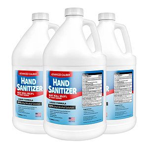 Advanced Caliber Premium Liquid Hand Sanitizer 1 Gallon Refill (80% Alcohol)