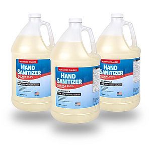 1 Gallon Bottle Advanced Caliber GEL Hand Sanitizer 72% Alcohol USA Made