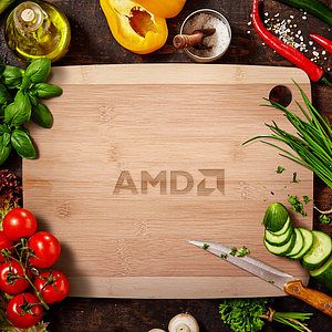 13" Two Tone Serving and Cutting Board