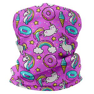 Face Mask Tube Neck Gaiter With Colorfull Custom Graphic Dye Sublimation Print