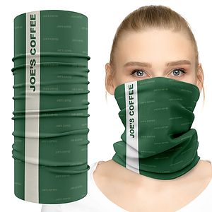 Custom Dye Sublimation Neck Gaiter Multi-Purpose Face Covering