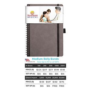 Faux Leather Spiral-Bound Notebook