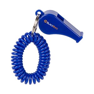 Whistle Coil Key Chain