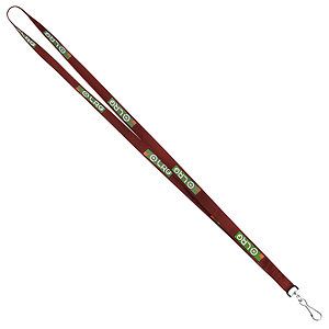 1/2" Recycled Screen Printed Lanyard