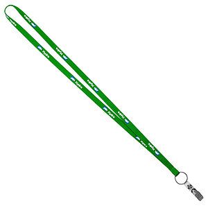 3/8" Recycled Screen Printed Lanyard