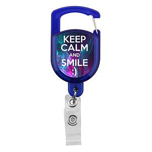 Carabiner Retractable Badge Holder