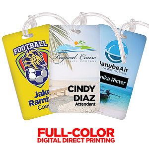 2.5" x 4.25" Premium Full Color Luggage Tag