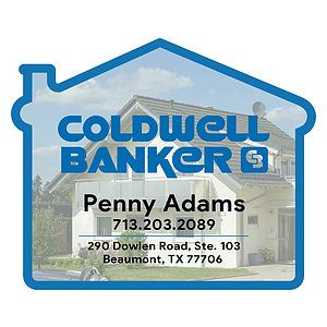 20mil 4.25x3.5 Inch House Shape Magnet