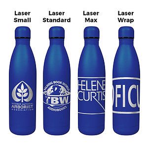 Powder Coated Hydro-Soul Insulated Stainless Steel Water Bottle With Copper Lining - 26 oz.