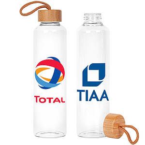 Vidro Glass & Bamboo Bottle 25oz.