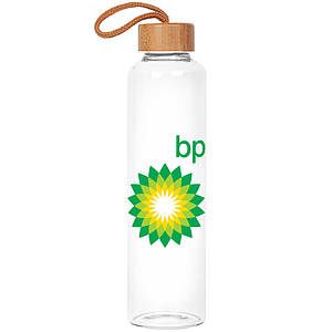 Vidro Glass & Bamboo Bottle 25oz.