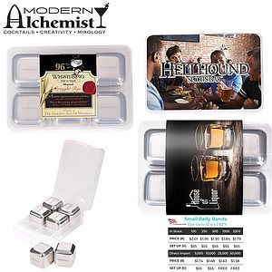Stainless Steel Ice Cubes - Set Of 6