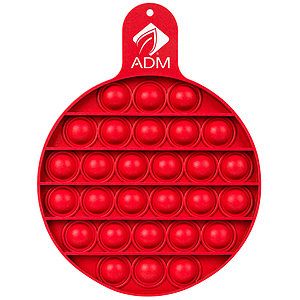 Round Fiddle Popper Silicone Sensory Toy